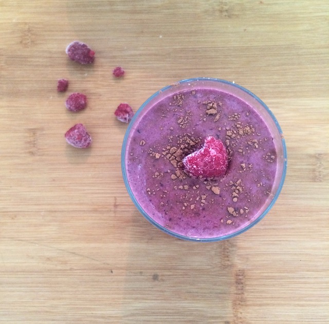 My black forest raw cacao smoothie