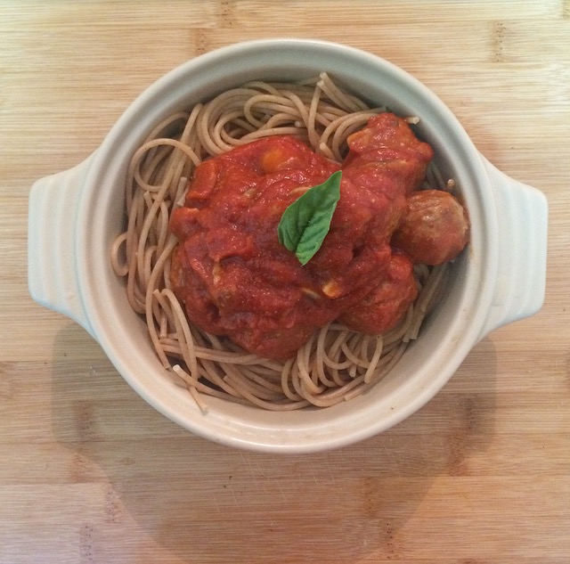 My Quorn Spaghetti Meatballs 